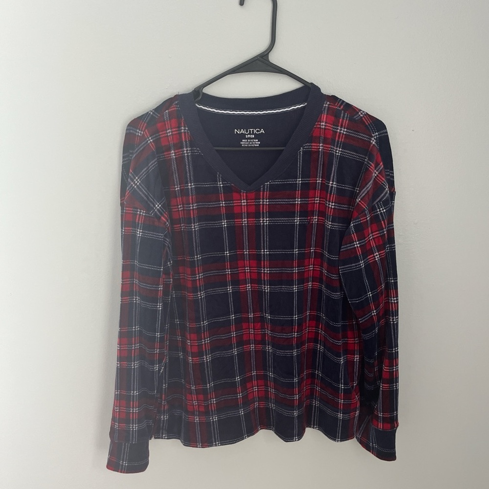 Nautica Dark Blue Knit Top